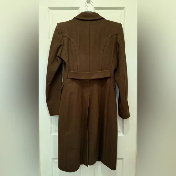 Burberry Brown Double-Breasted Trench Coat size 42 US 8 - Picture 3 of 11